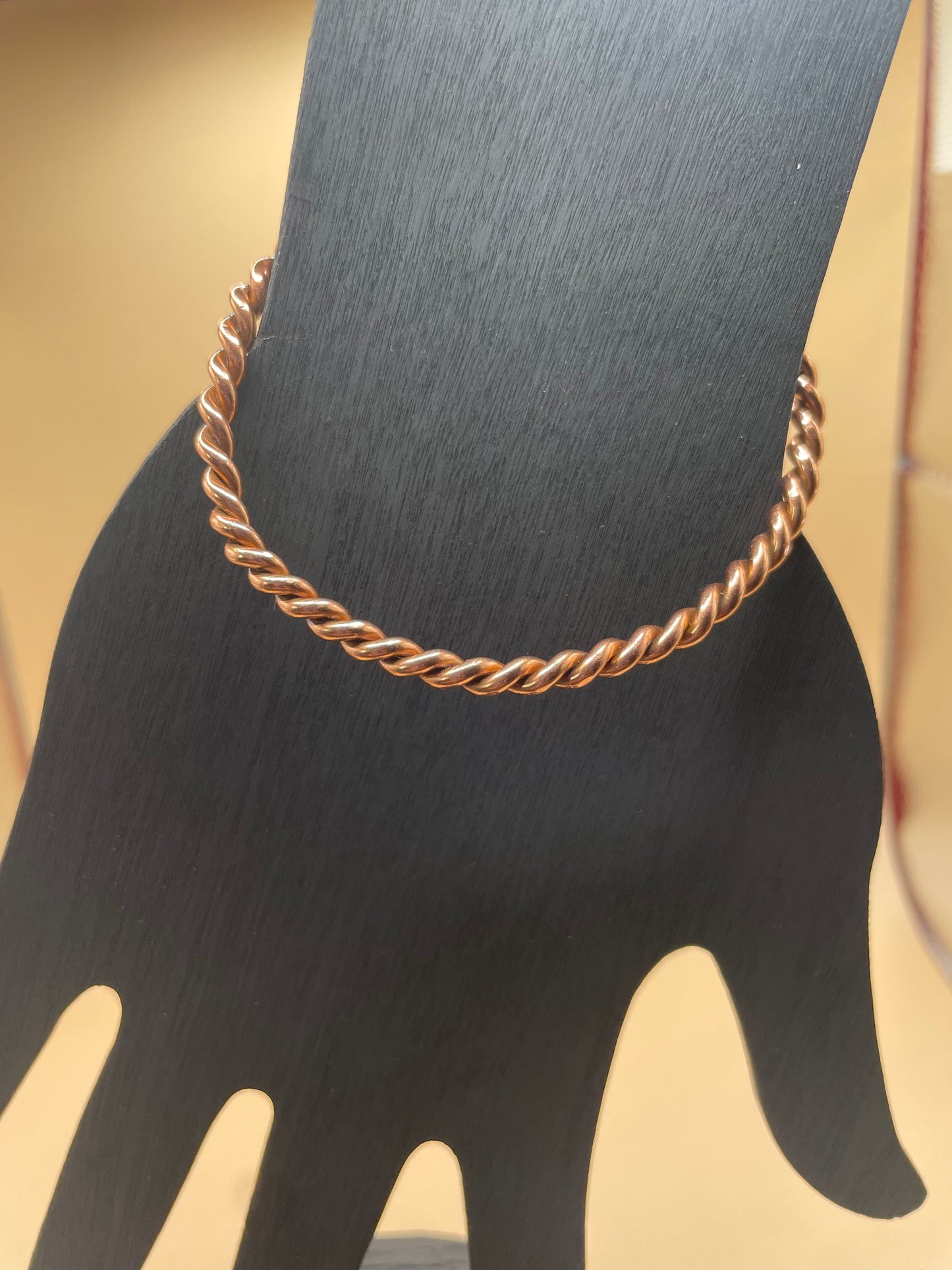 Twisted Copper Bracelet