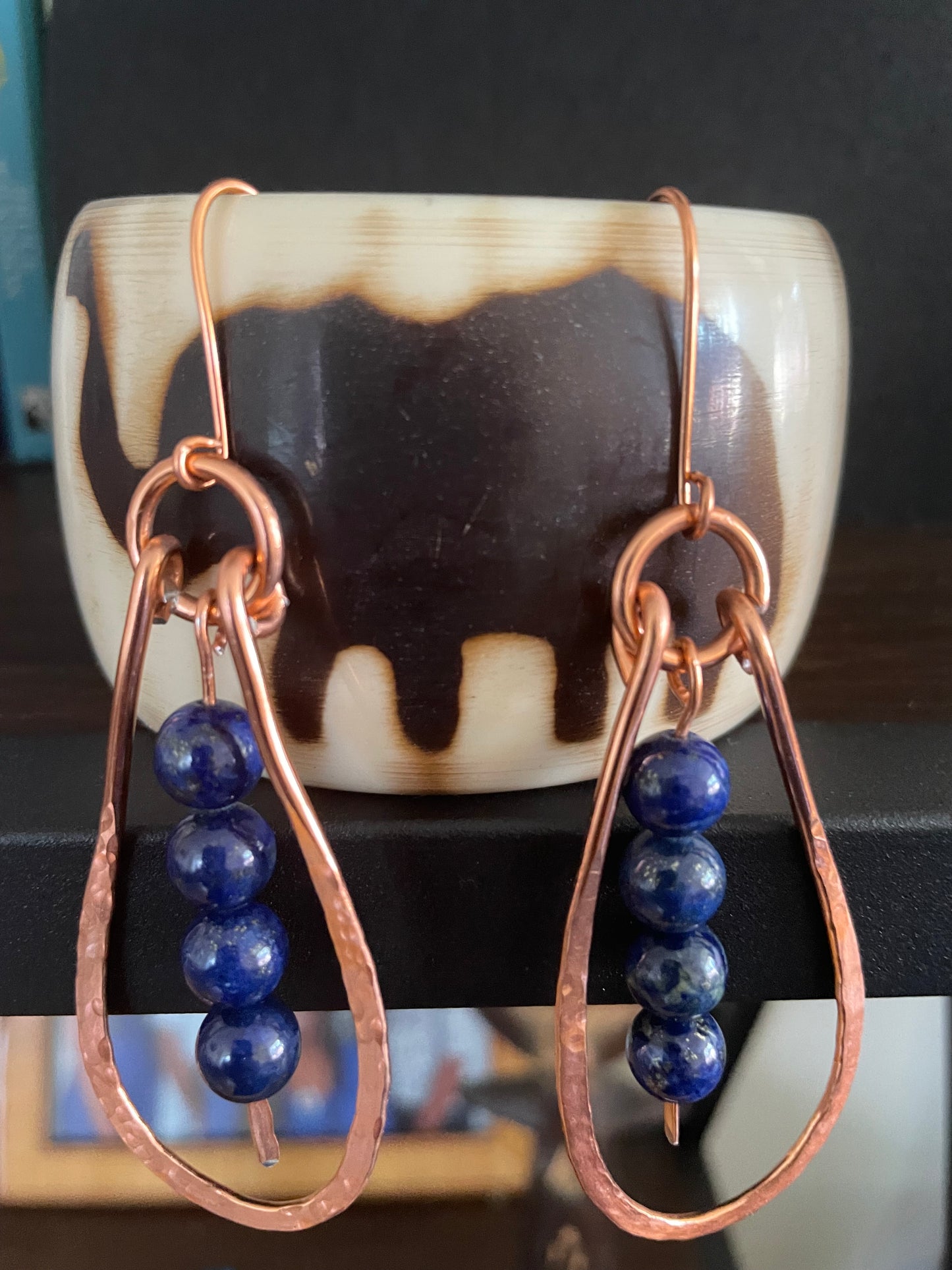 Copper & Lapis Lazuli Earrings