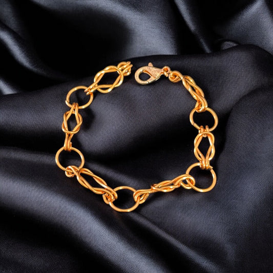 Copper Chain Link Bracelet