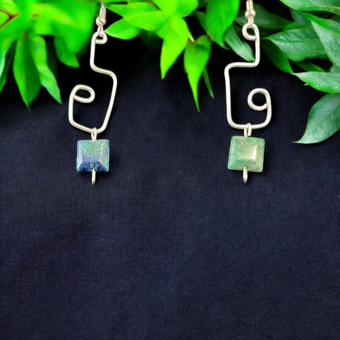 Geometric Dangle Earrings